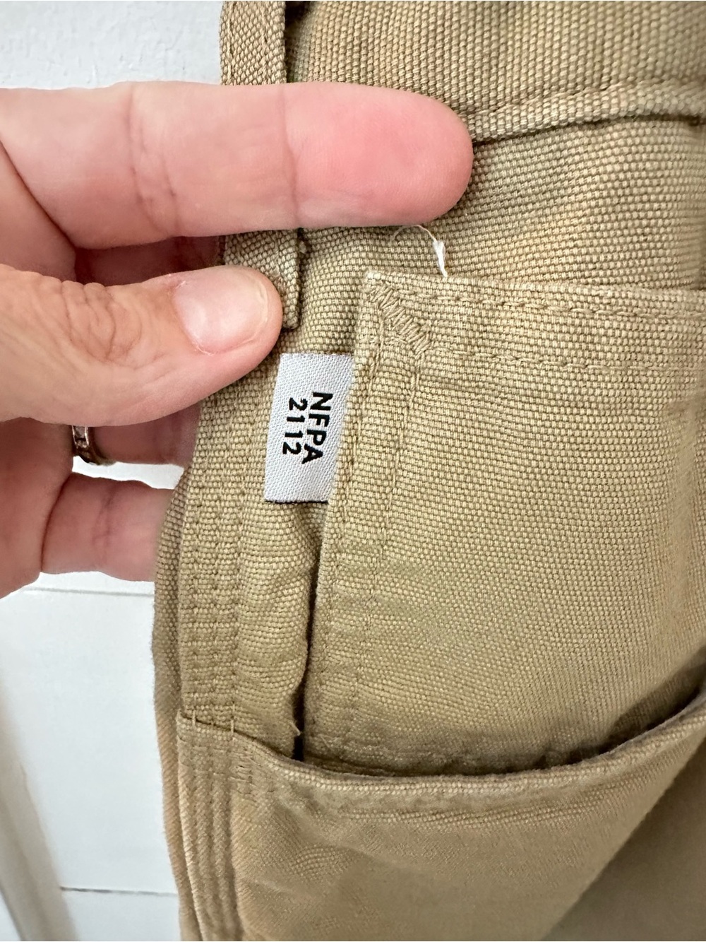 Carhartt Fire Resistant tan workwear utility straight leg pant 39X29 - Picture 6 of 14